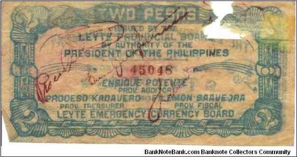 Banknote from Philippines year 1943