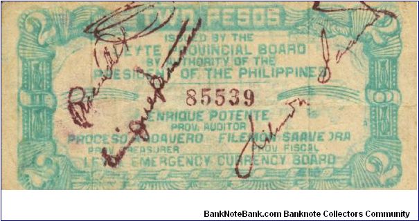 Banknote from Philippines year 1943