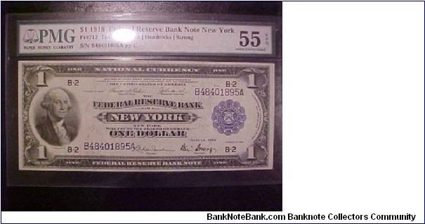 FR 712 Tehee-Burke; Hendricks-Strong graded 55 EPQ by PMG. Banknote