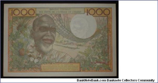 Banknote from West African States year 1959