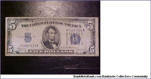 1934 C FR 1653 Julian-Snyder Banknote