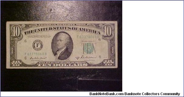 1950 B FR 2012-F Priest-Anderson Banknote