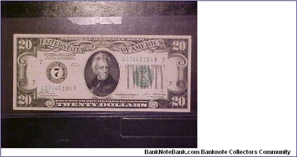 FR 2050-G Tate-Mellon Banknote