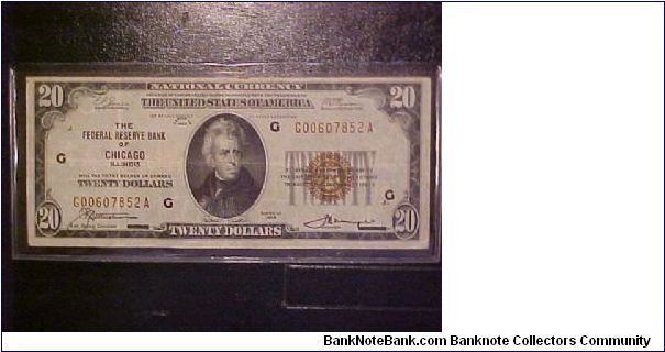 FR 1870-G Jones-Woods Banknote