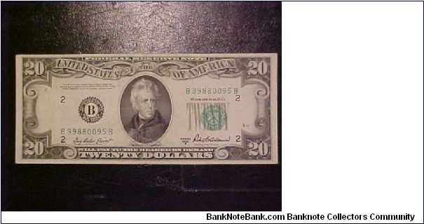 1950 B FR 2061-B Priest-Anderson Banknote