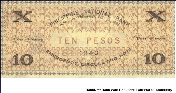 Banknote from Philippines year 1943