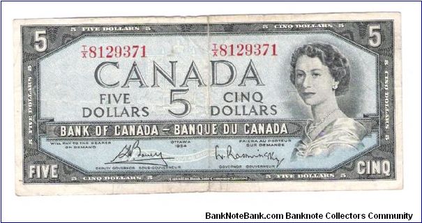 Canada $5.oo

Not a devils head variety Banknote
