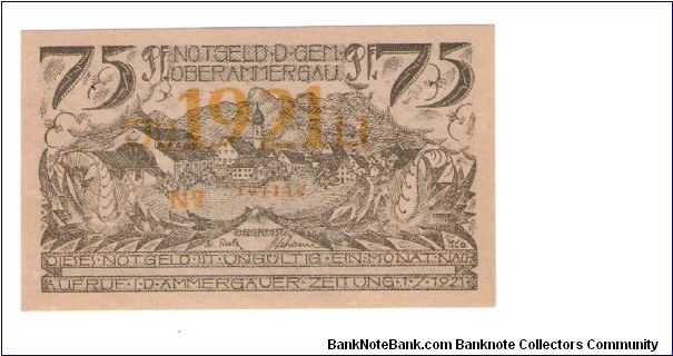 German Notgeld Banknote