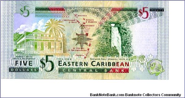 Banknote from Dominica year 2003
