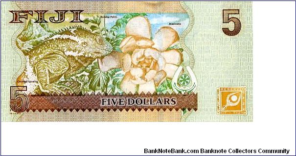 Banknote from Fiji year 2007