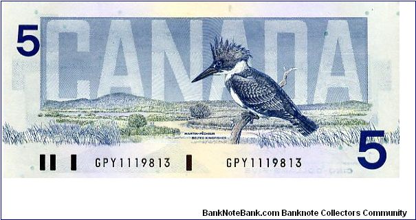 Banknote from Canada year 1986