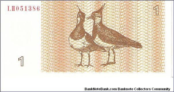 Banknote from Lithuania year 1992