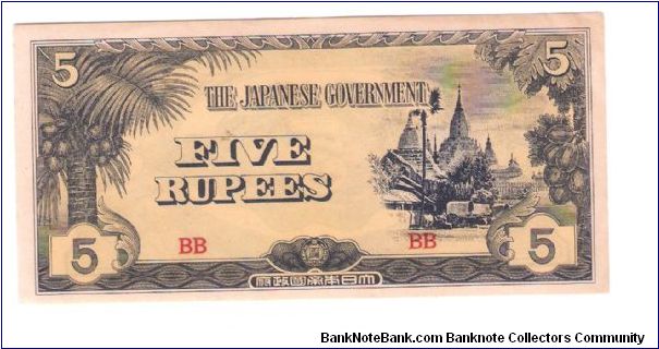 1942-1945
Japanesse Invasion Money 
*Burma*

From thingee
from the CCF Forum

thank You Jen Banknote