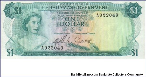 Tropical fish on back Banknote