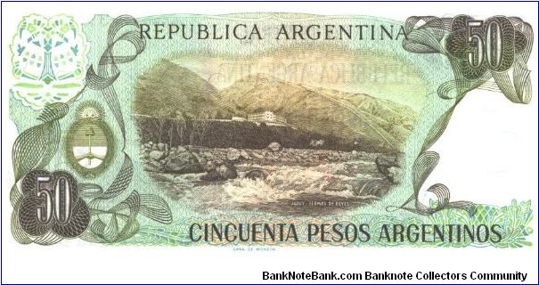 Banknote from Argentina year 19831985