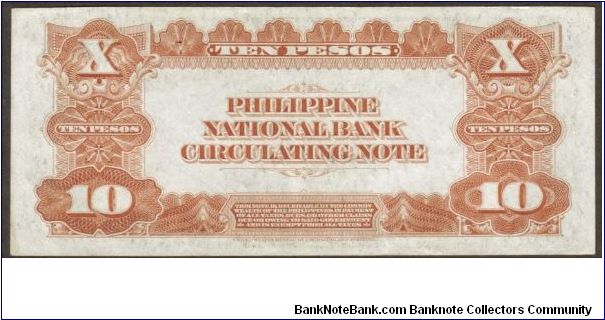 Banknote from Philippines year 1937