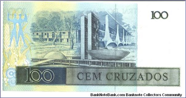 Banknote from Brazil year 19861988