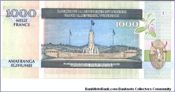 Banknote from Burundi year 2000