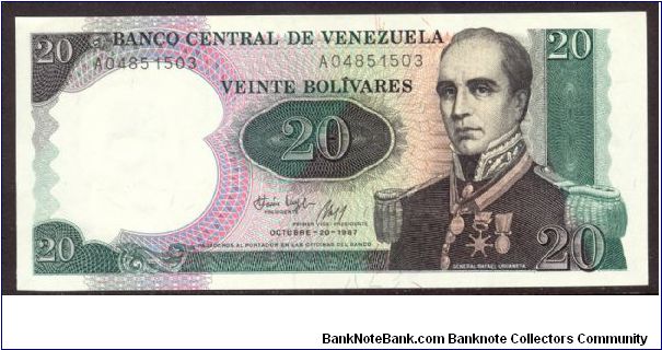 P-71 20 bolivares Banknote