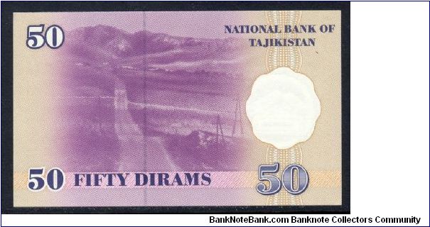 Banknote from Tajikistan year 1999