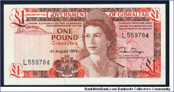 P-20d 1 pound Banknote
