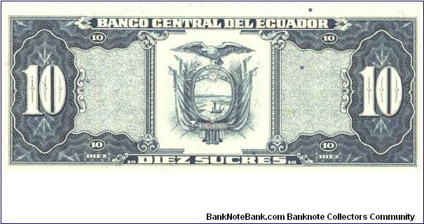 Banknote from Ecuador year 1988