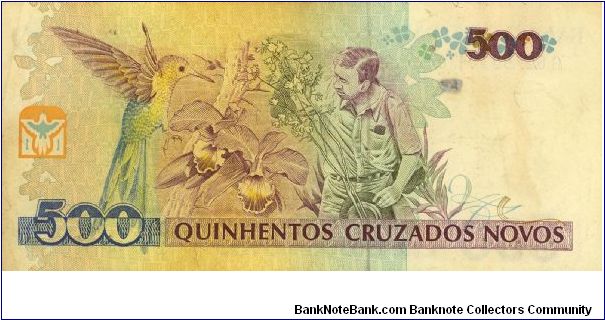 Banknote from Brazil year 1990