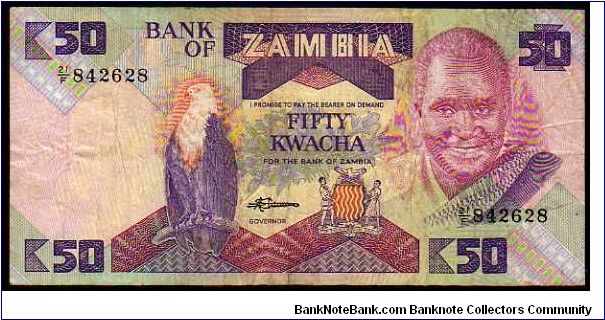 50 Kwacha
Pk 28a Banknote