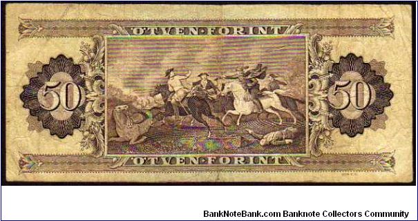 Banknote from Hungary year 1989