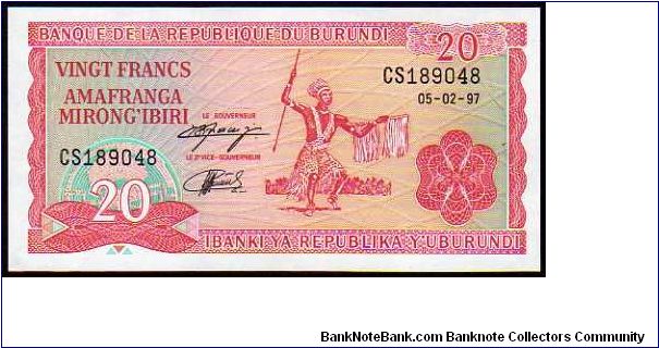 20 Francs__
Pk 27d__
05-02-1997
 Banknote