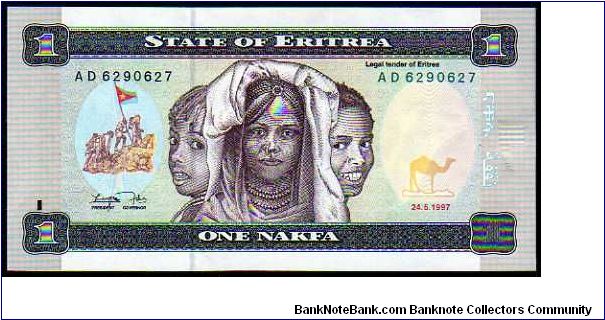1 Nakfa
Pk 1 Banknote