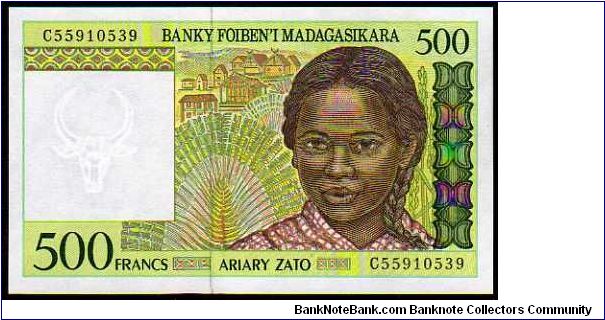 500 Francs

Pk 75 Banknote