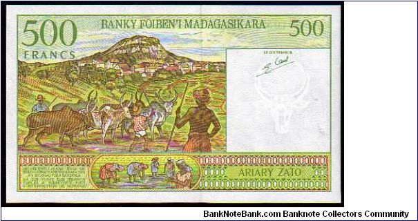 Banknote from Madagascar year 1994
