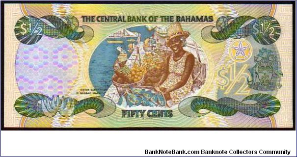 Banknote from Bahamas year 2001