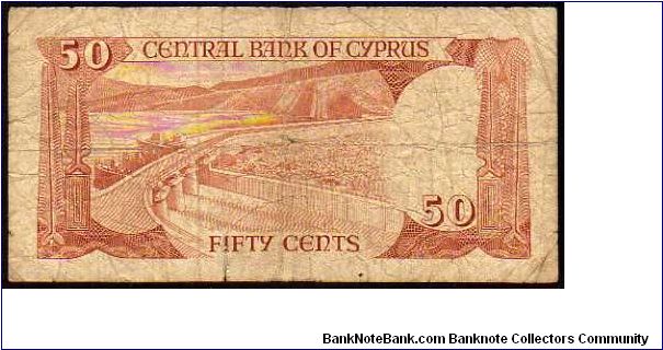 Banknote from Cyprus year 1984