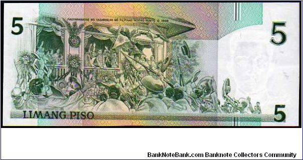 Banknote from Philippines year 1986