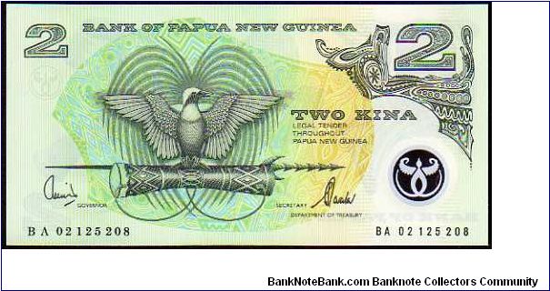 2 Kina
Pk 16 Banknote