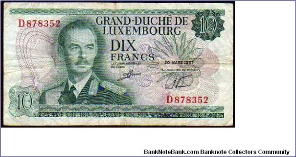 10 Francs
Pk 53 Banknote