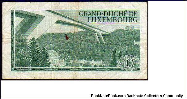 Banknote from Luxembourg year 1967