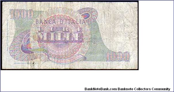 Banknote from Italy year 1963