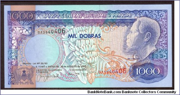 P-64 1000 dobras Banknote
