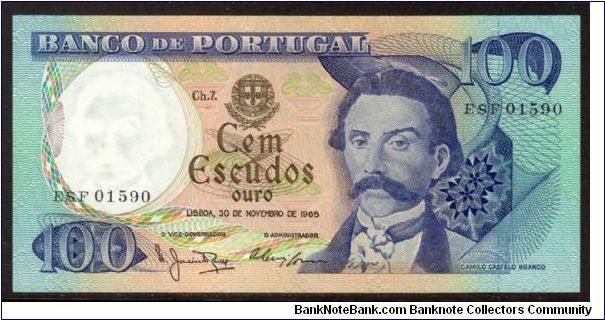 P-169a 100 escudos Banknote