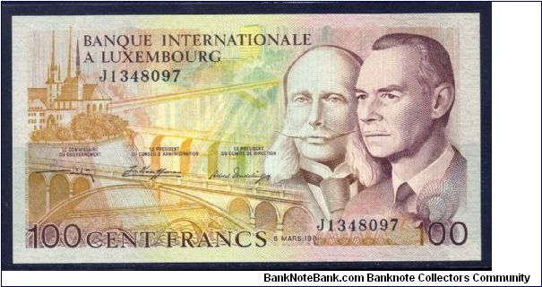P-14A 100 francs Banknote