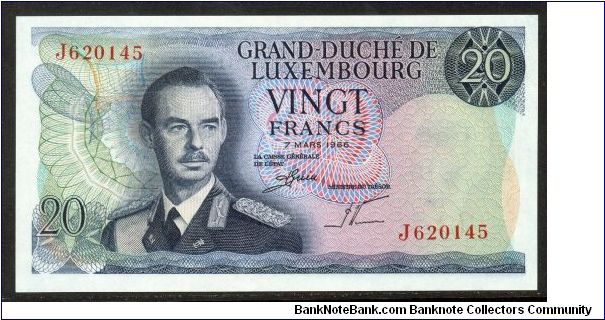 P-54a 20 francs Banknote