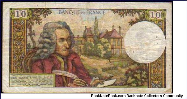 Banknote from France year 1965
