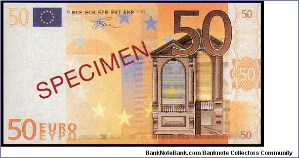 (European Union)

50 Euro
Pk NL

(Specimen) Banknote