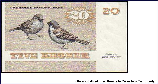 Banknote from Denmark year 1983