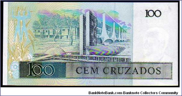 Banknote from Brazil year 1987