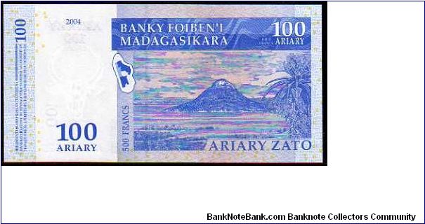 Banknote from Madagascar year 2004