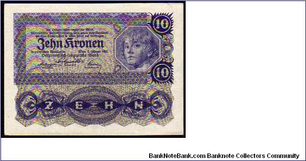 10 Kronen__

Pk 75__
02-January-1922
 Banknote